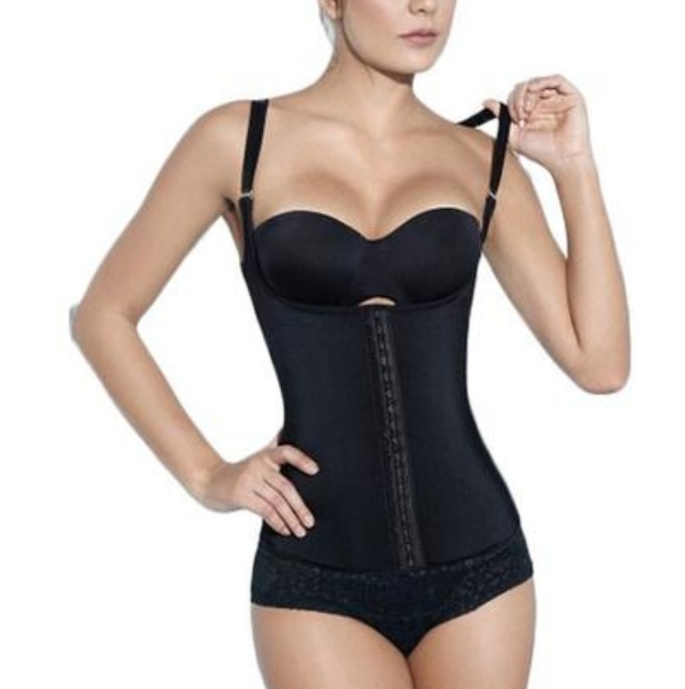 Latex underbust corset vest/waist trainer
